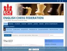 Tablet Screenshot of englishchess.org.uk